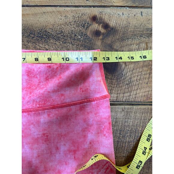 Alo Yoga Airbrush Poppy Casbah Athletic Workout Womens Cropped Leggings Size XS - Picture 3 of 8